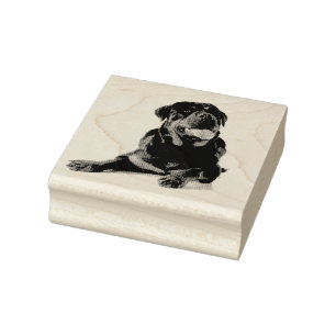 Rottweiler Rubber Stamp