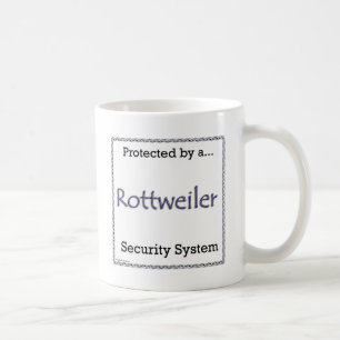 Rottweiler Security System Coffee Mug