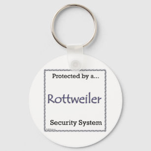 Rottweiler Security System Keychain