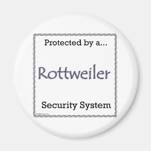 Rottweiler Security System - Magnet