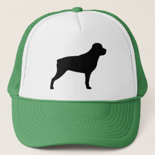 Rottweiler Silhouette Trucker Hat