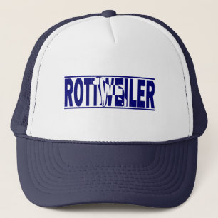 Rottweiler Silhouette Trucker Hat