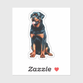 Rottweiler Sitting 