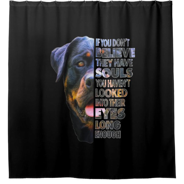 Rottweiler Soul I Love Rotties Dog Lover (Front)