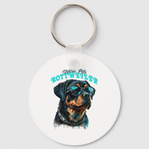 Rottweiler Stylish Pets Keychain