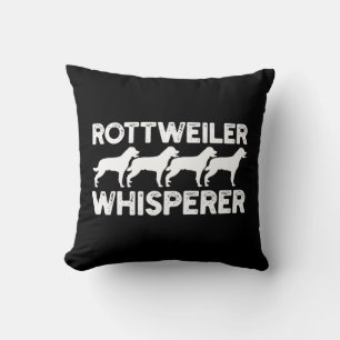 Rottweiler T-Shirt Throw Pillow