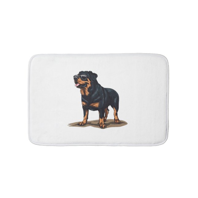 Rottweiler The Explorer Bath Mat (Front)