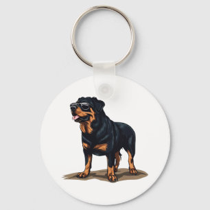 Rottweiler The Explorer Keychain