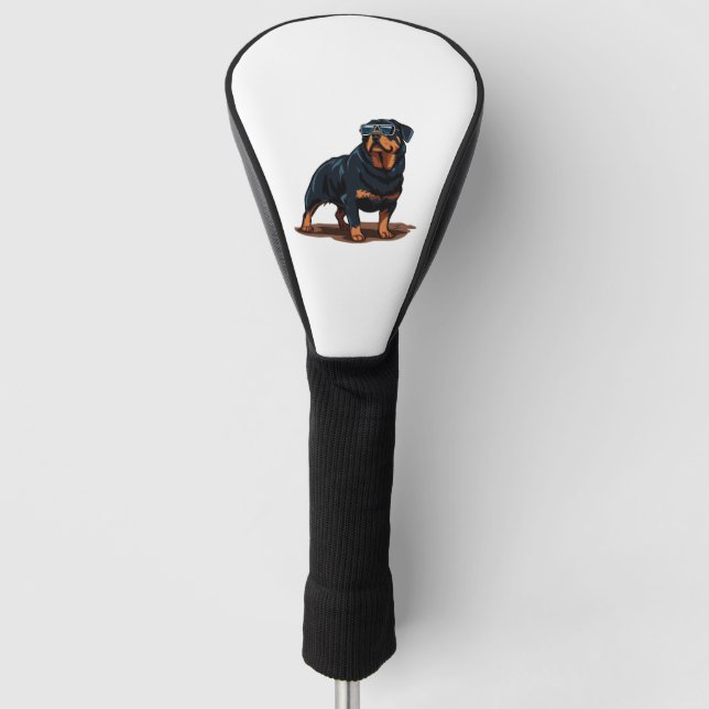 Rottweiler The Gent Golf Head Cover (Front)