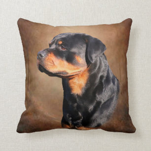 Rottweiler Throw Pillow