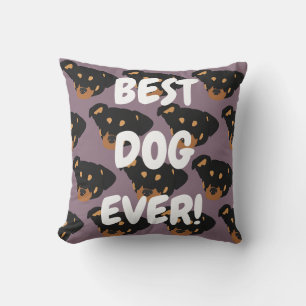 Rottweiler  throw pillow