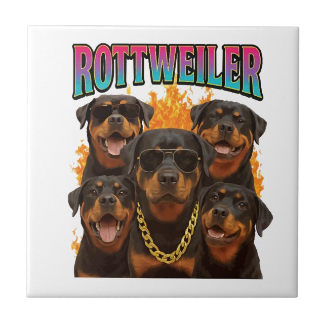 Rottweiler  tile (Front)