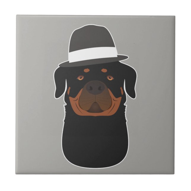 Rottweiler Tile (Front)
