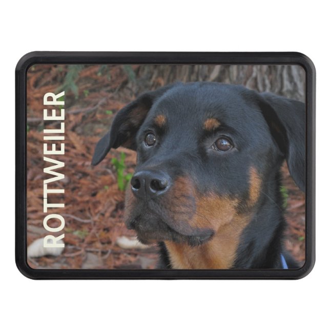 Rottweiler Trailer Hitch Cover (Front)