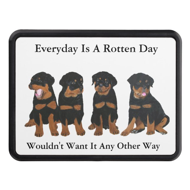 Rottweiler Trailer Hitch Cover (Front)