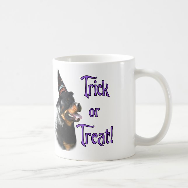Rottweiler Trick Coffee Mug (Right)