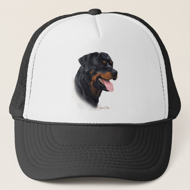 Rottweiler Trucker Hat (Front)