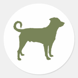 Rottweiler (Undocked Tail) Classic Round Sticker