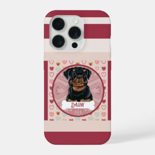 Rottweiler Valentine Heart iPhone 11 Pro Case