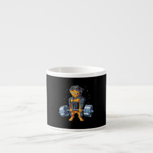 Rottweiler Weightlifting Funny Deadlift Men Fitnes Espresso Cup