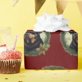 Rottweiler Wrapping Paper