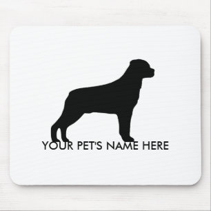 Rotweiler 2 mouse pad