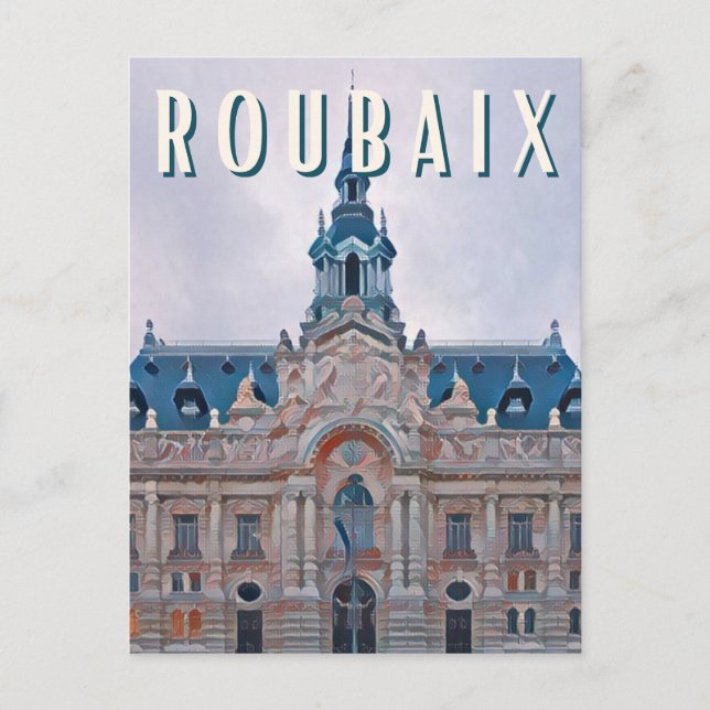 Roubaix Photo Vintage Postcard (Front)