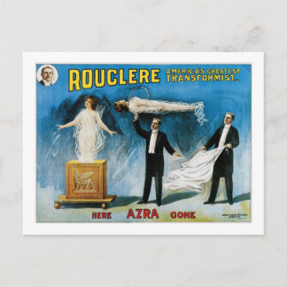 Rouclere ~ America's Greatest Transformist Postcard