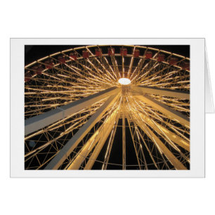 Roue de Ferris de la signature du pilier de marine