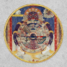 Roue de la vie bouddhiste tibétaine