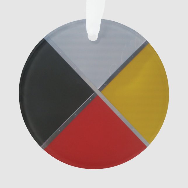 Roue de médecine Acrylique Cercle Ornement (devant)