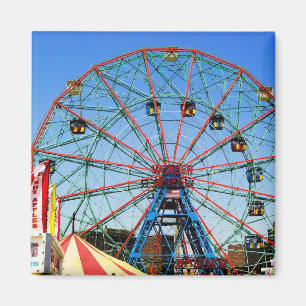 Roue de merveille - Coney Island, aimant de NYC