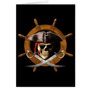 Roue de pirate de jolly roger