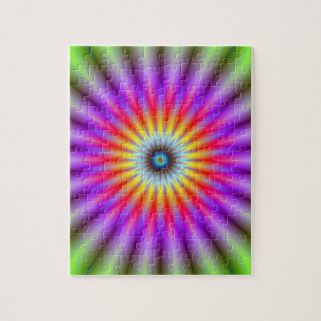 Roue de puzzle de couleur (Vertical)