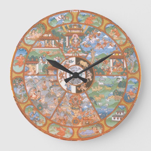 Roue de vie Horloge (Recto)