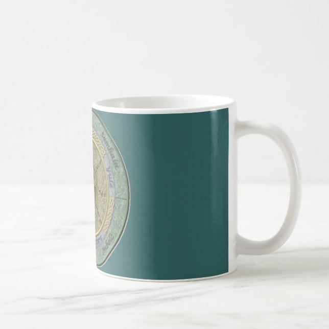 Roue de Wiccan de la tasse d'année (Droite)