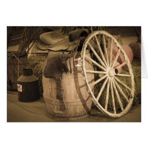 Roue En Wagon Et Selle