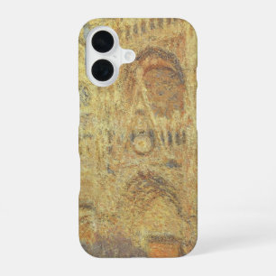 Rouen Cathedral, Sunset by Claude Monet iPhone 16 Case