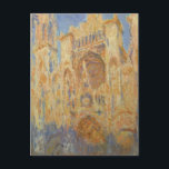 Rouen Cathedral, Sunset by Claude Monet Postcard<br><div class="desc">Monet - a celebration of the Masters of Art</div>