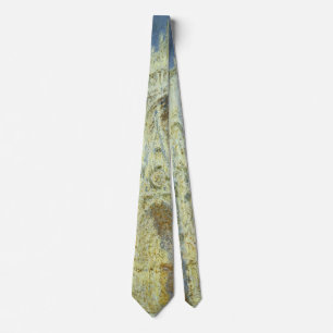Rouen Cathedral West Facade Sunlight, Claude Monet Tie