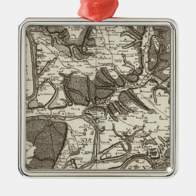 Rouen Metal Ornament (Front)