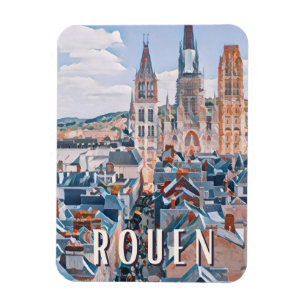 Rouen Photo Vintage  Magnet