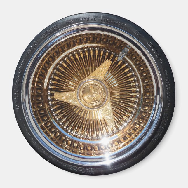 Roues à fils inférieurs Rims Spots Aimant (Devant)