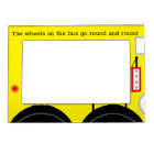 "Roues dans le bus" Acryliprint Cadre magnétique