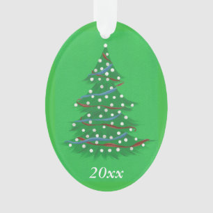 Rouge Blanc Bleu Patriotique Arbre de Noël