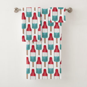 Rouge Blanc Bleu Rocket Popsicle Patriotique USA