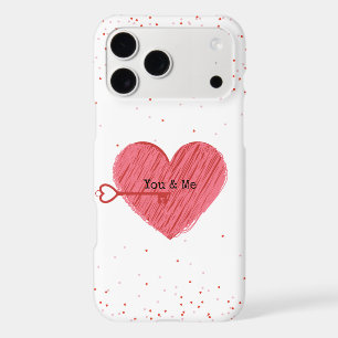 Rouge Blanc Coeur mignon tendance Jour des Valenti