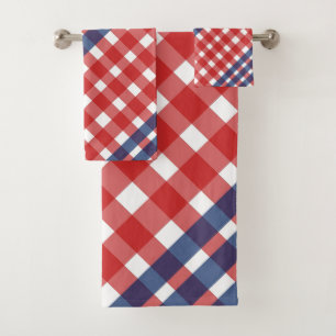 Rouge, blanc et bleu En vichy plaid Americana