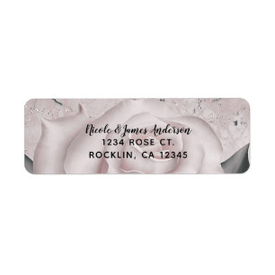 Rouge Blanc Rose Glam Moderne Mariage Fête de Mari