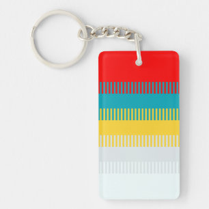 Rouge Bleu Jaune Blanc Gris mignon Chic rayures un
